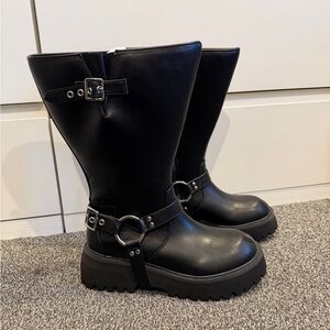 Foxblood Emery boot wide calf